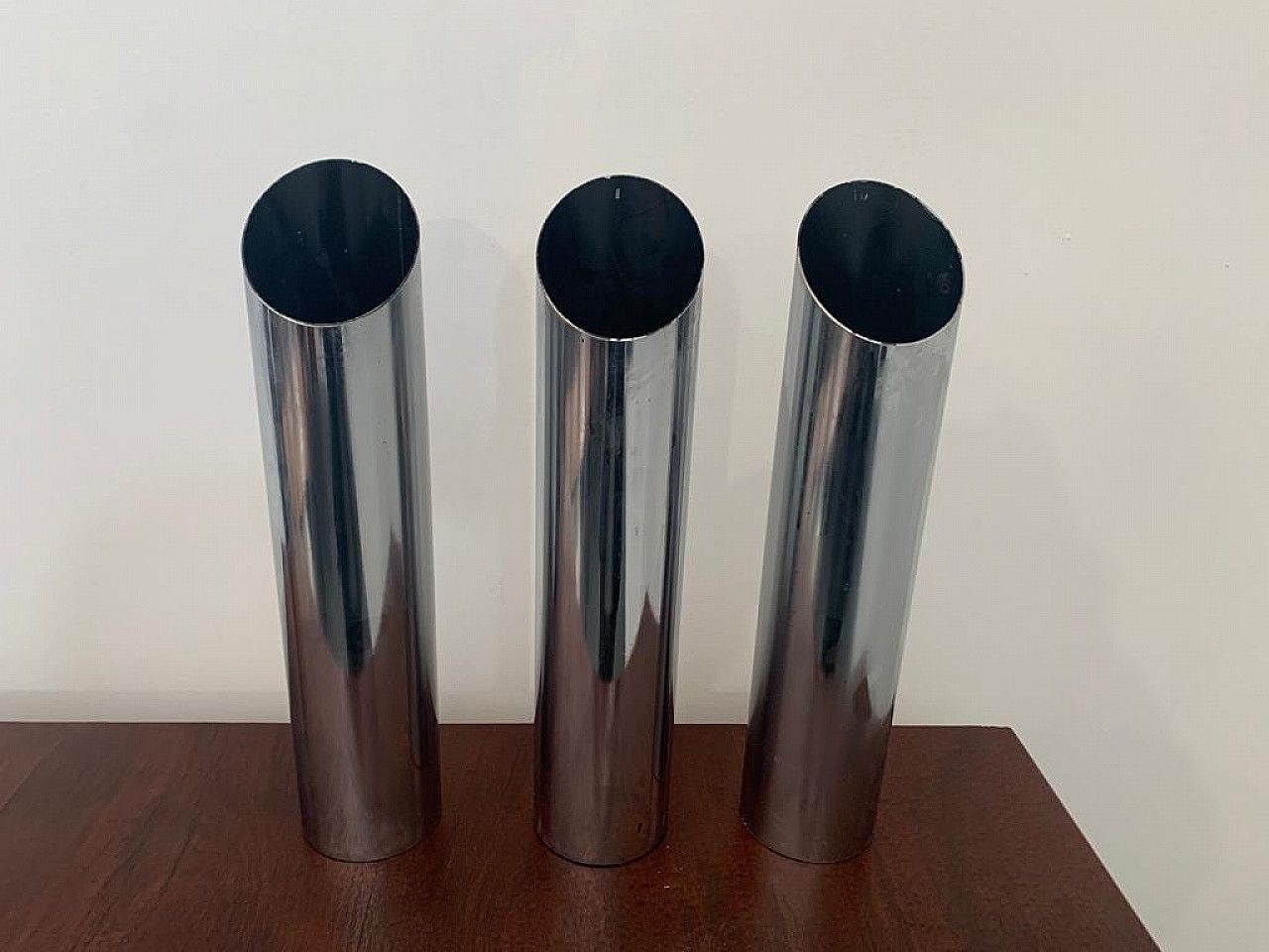 3 Steel Umbrella Stands, 1970s photo for sale
