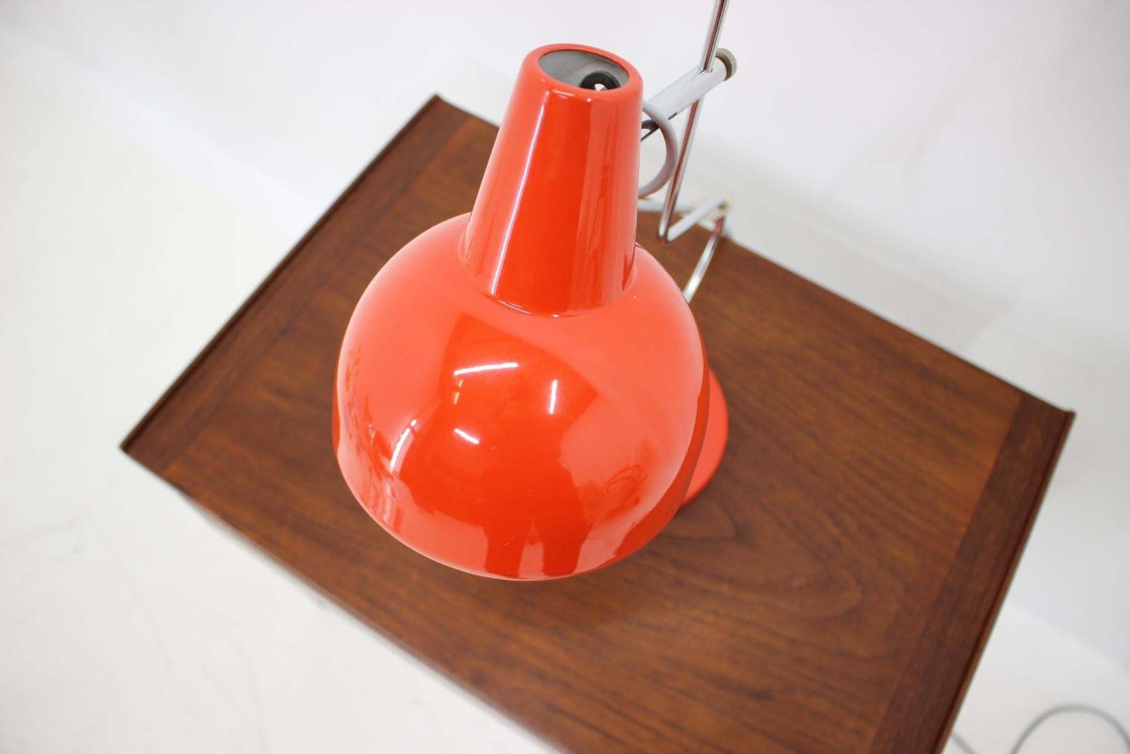 1970s Josef Hurka Red Table Lamp For Lidokov, Czechoslovakia photo buy