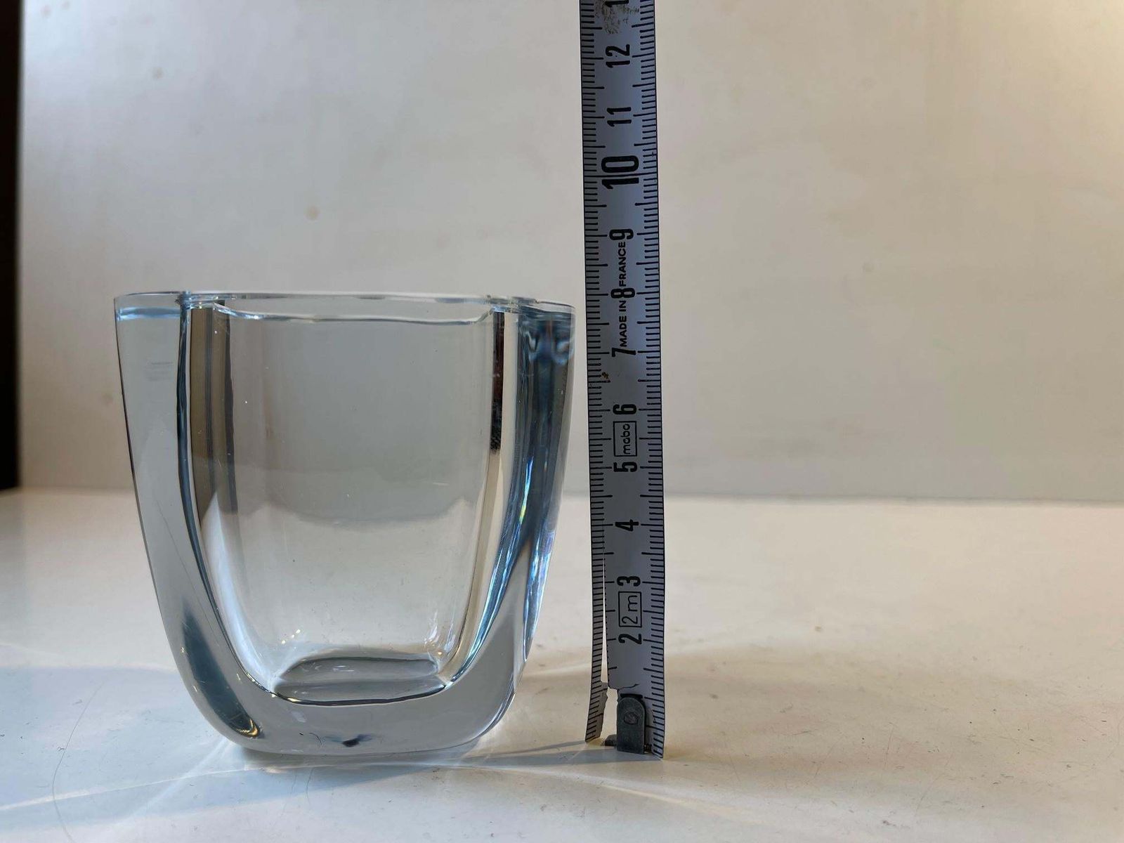 Art Deco Glass Vase By Asta Stromberg For Strombergshyttan, 1930s photo vintage
