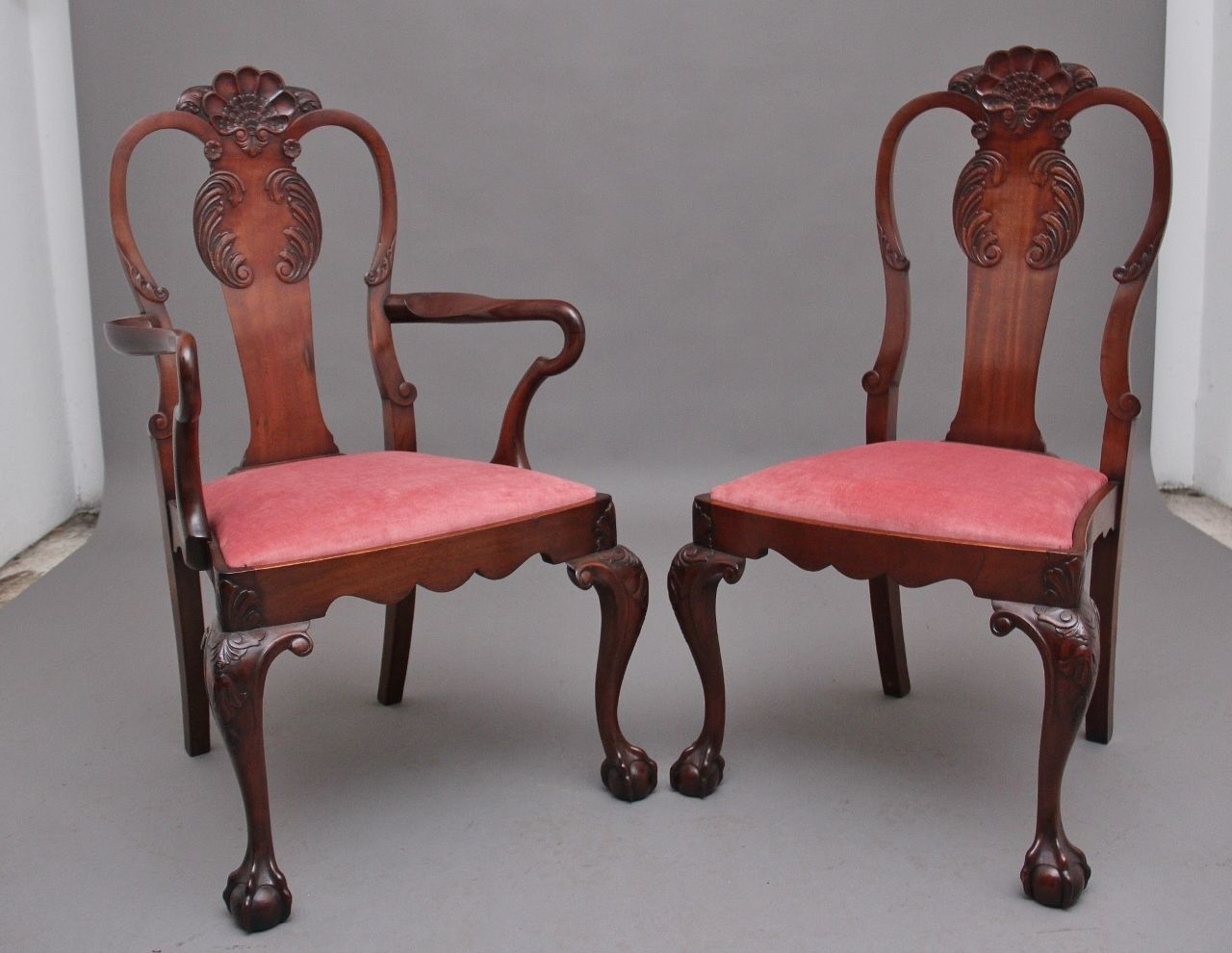 Set Of Eight 19th Century Mahogany Dining Chairs photo furniture