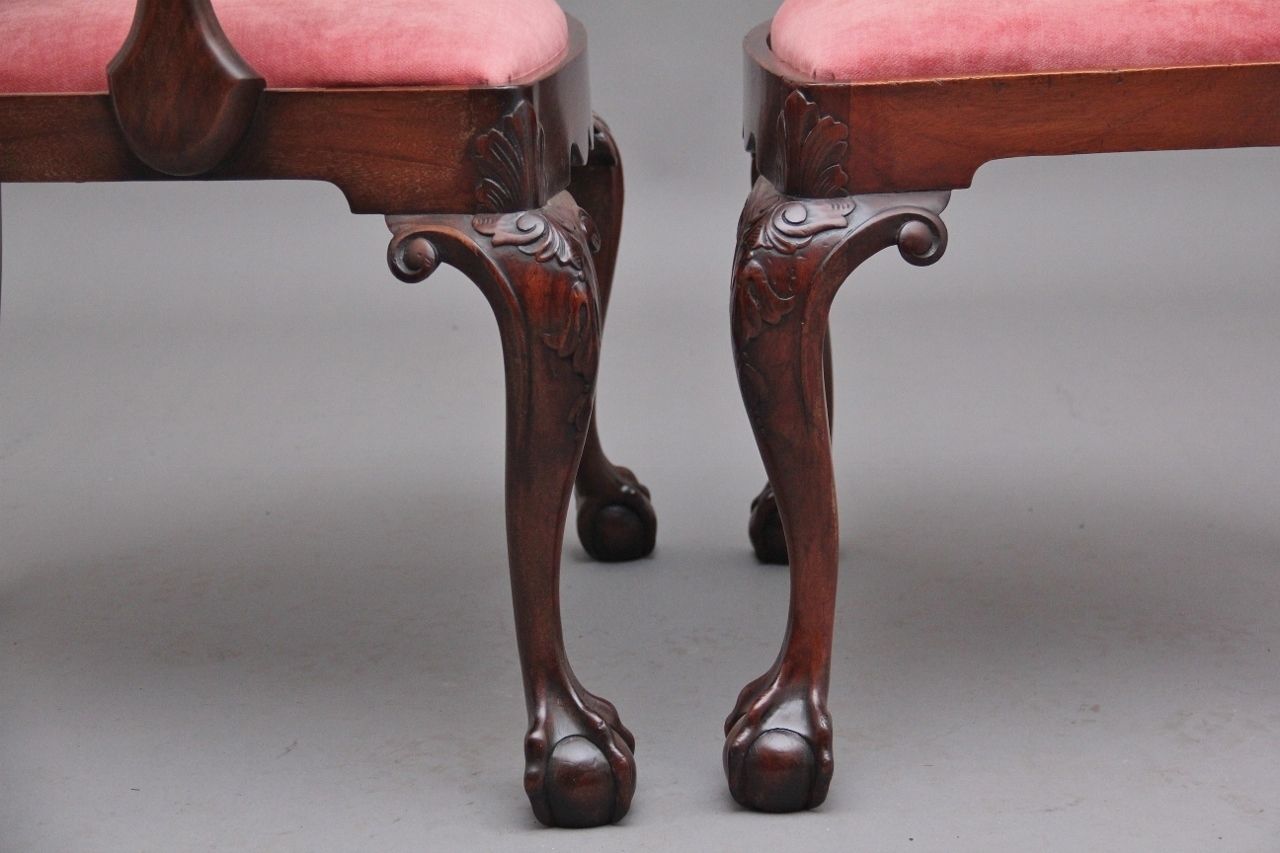 Set Of Eight 19th Century Mahogany Dining Chairs photo 3350.0