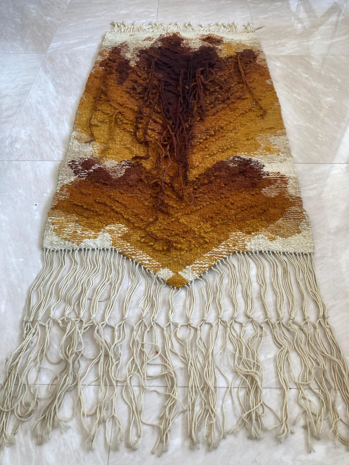 Organic Abstract Design Wool Tapestry, 1960s / Germany photo buy