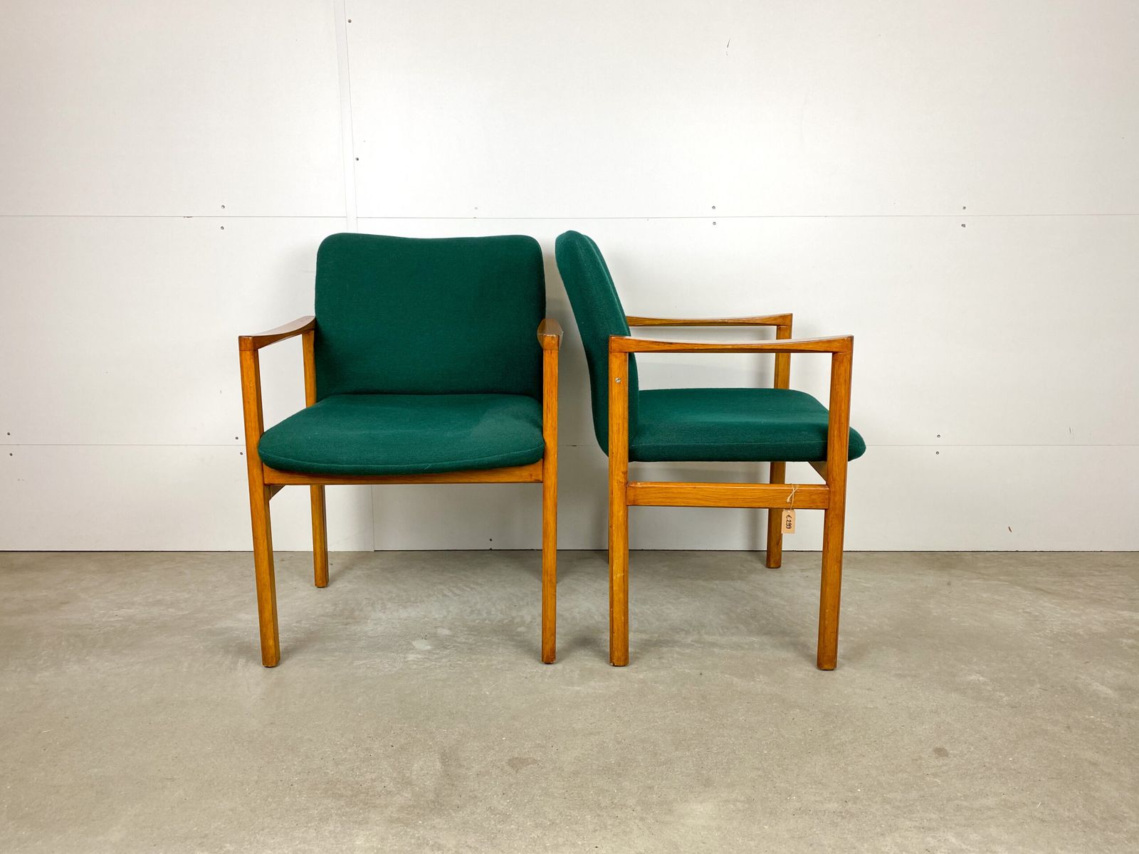 Armchair By Grete Jalk With Green Upholstery photo for sale