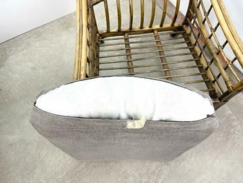 Rattan Sofa With Armchair Retro | Vintage Garden Set photo for sale