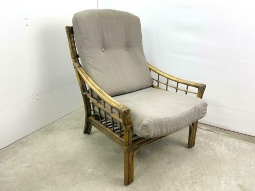 Rattan Sofa With Armchair Retro | Vintage Garden Set photo 168.0