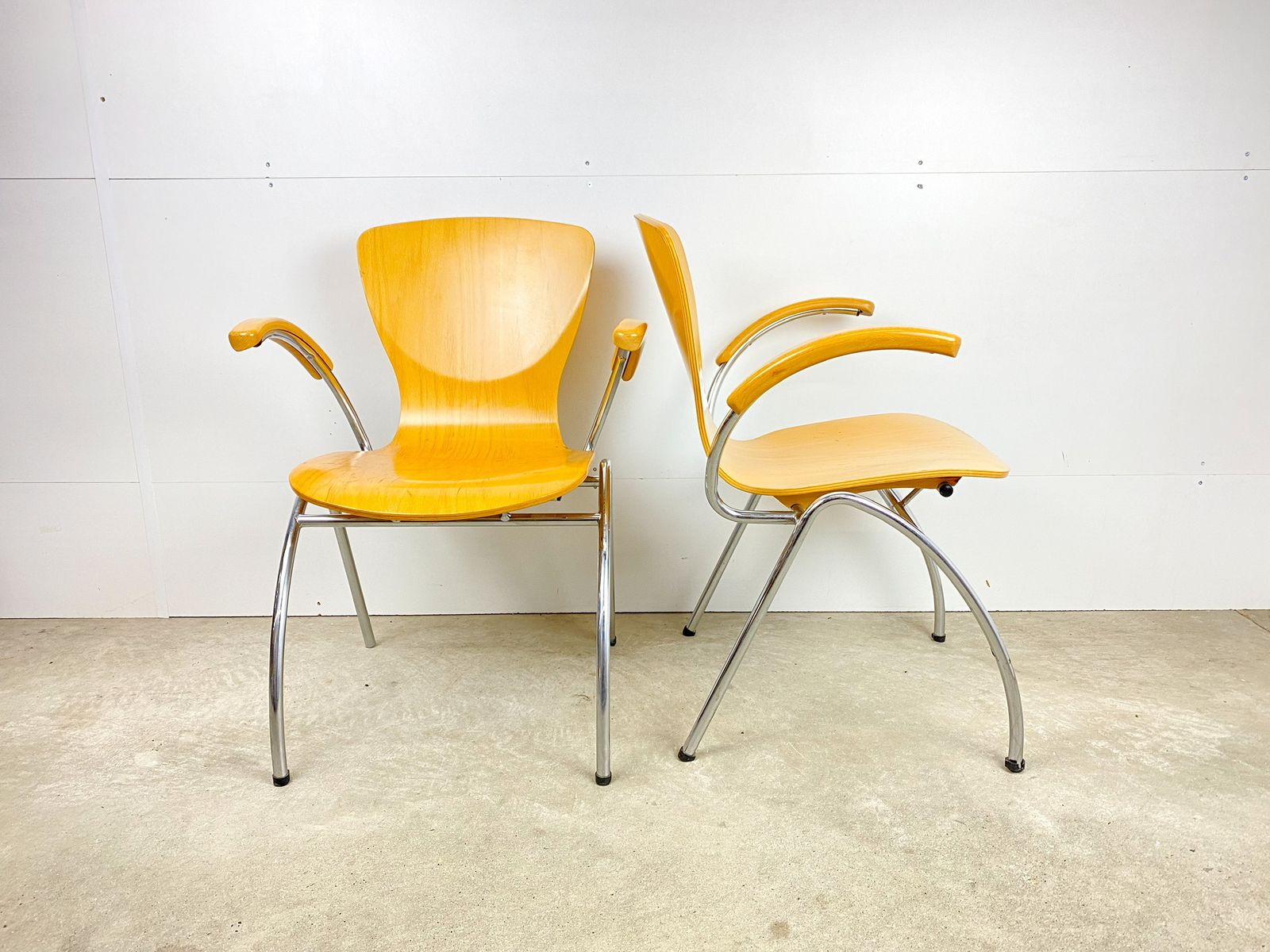 Set Of 2 Kimball Bingo Guest Chairs
