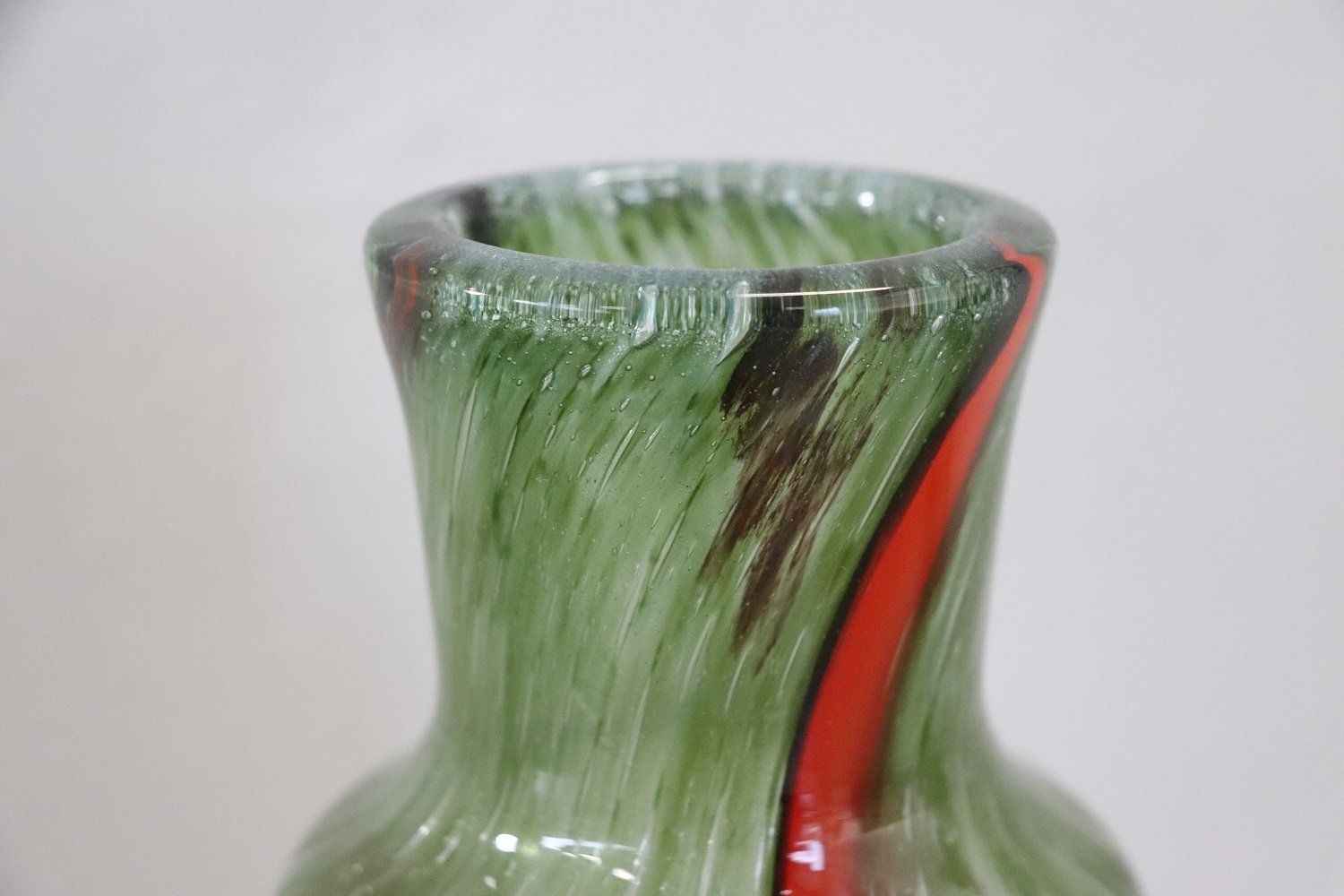 Home Decor Large Italian Murano Glass Vase 1960s photo