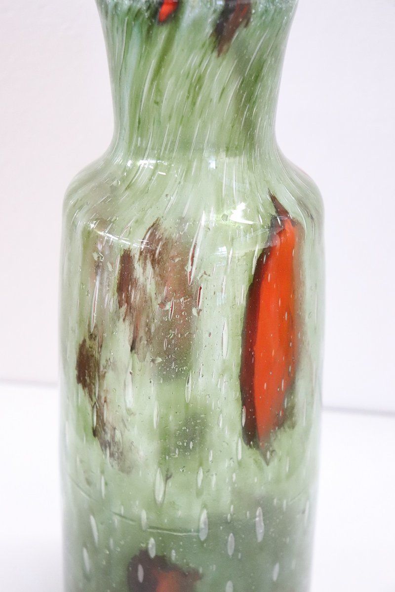 1182.96 Large Italian Murano Glass Vase 1960s photo