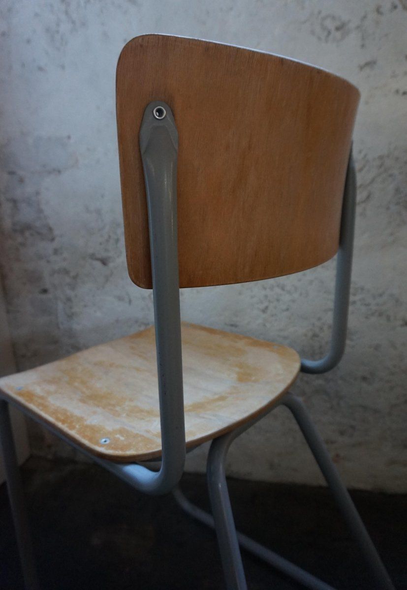Industrial Chairs By Willem Hendrik Gispen For Gispen, 1950s, Set Of 2 photo Furniture