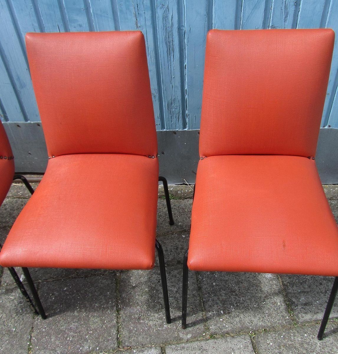 photo furniture Dining Chairs By Pierre Guariche For Meurop, 1950s, Set Of 4
