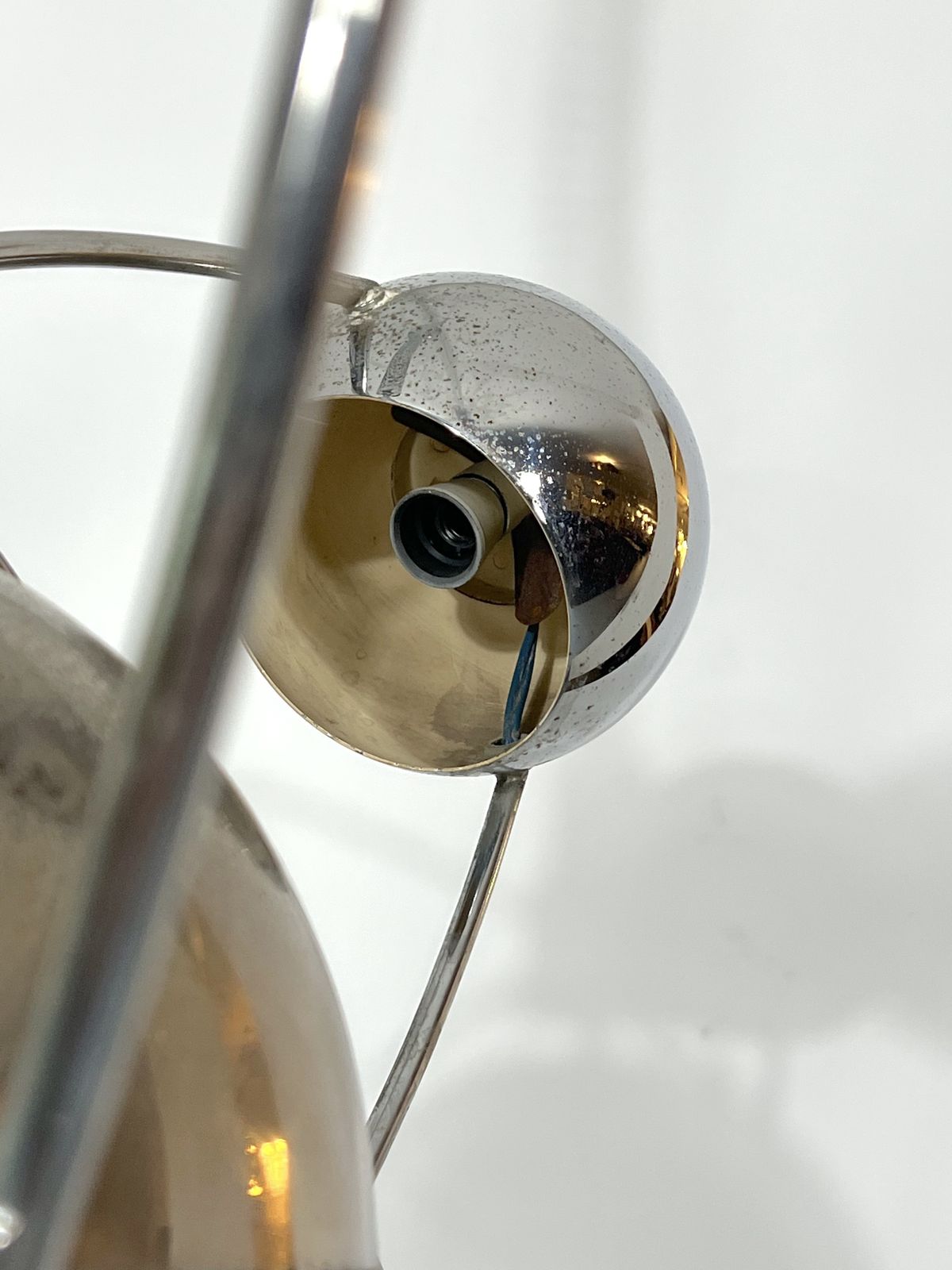 Goffredo Reggiani, Satellite Chrome Chandelier From 60s photo buy