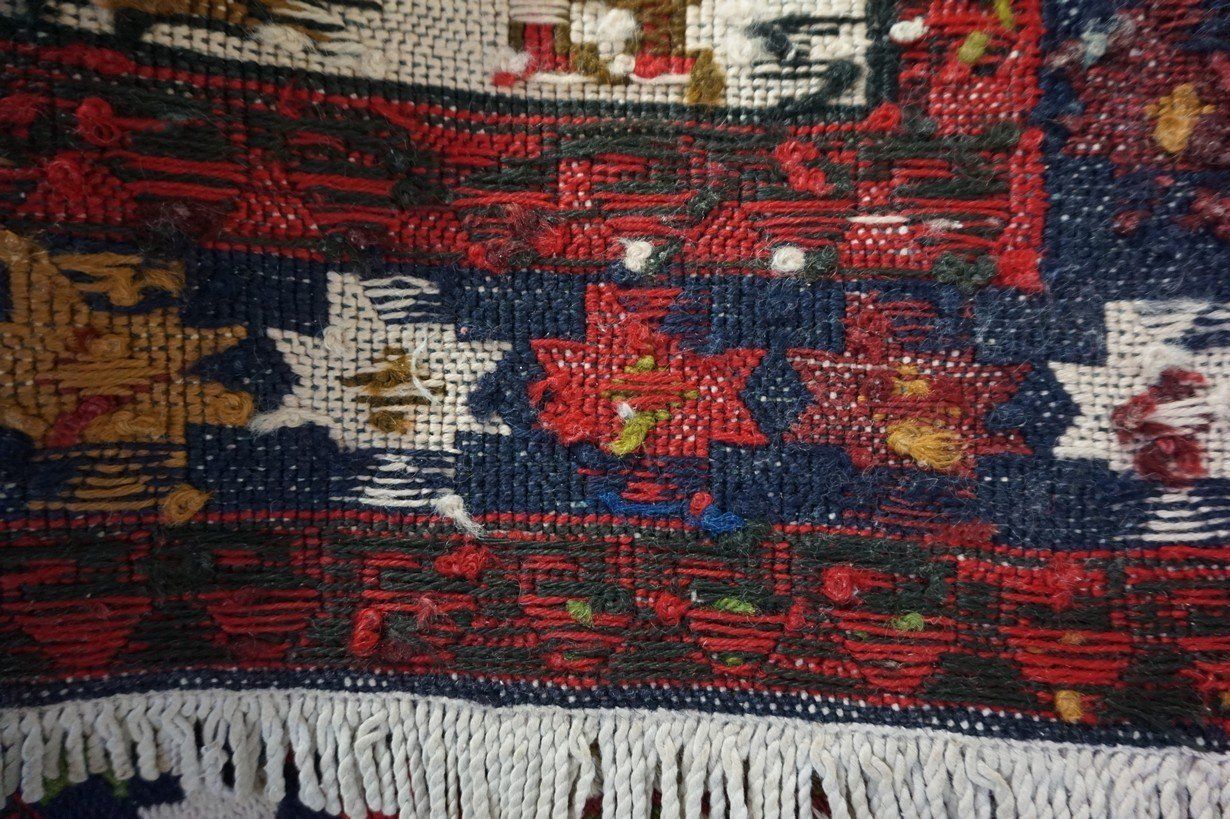 Vintage Middle Eastern Wool Kilim Carpet, 1960s photo Textiles