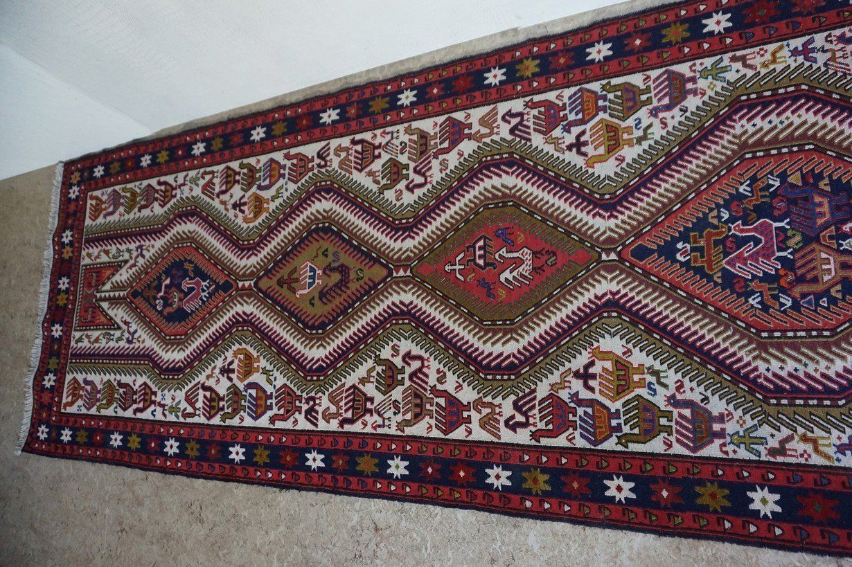 Vintage Middle Eastern Wool Kilim Carpet, 1960s photo 960.0