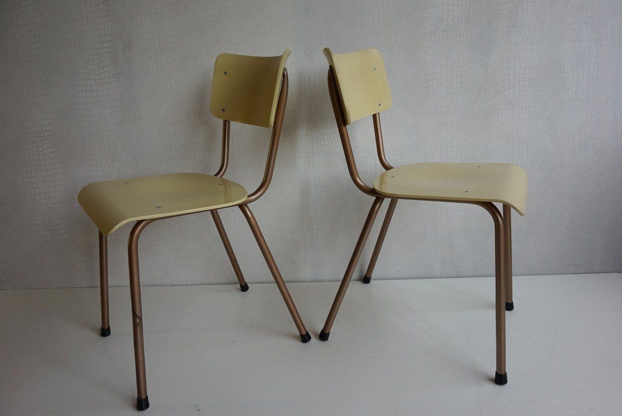 Vintage Dutch Dining Chairs From Dico Uden, 1950s, Set Of 2 photo buy