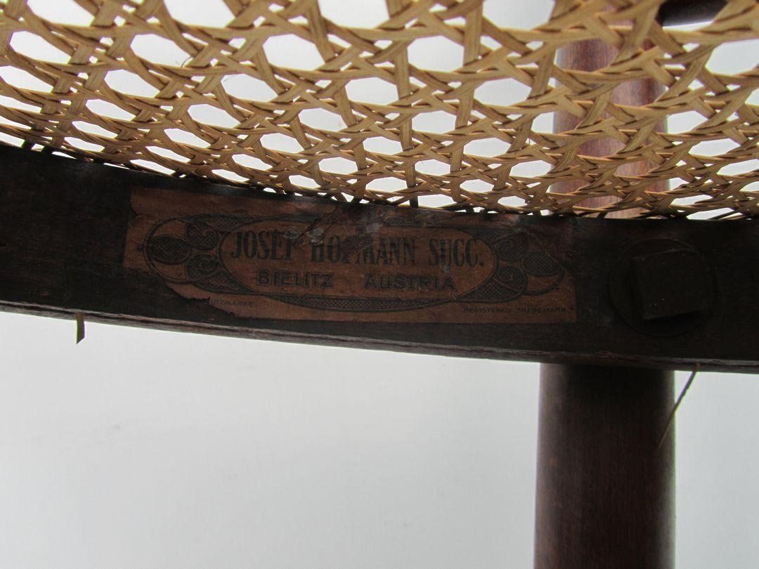 photo buy Austrian Bentwood & Cane Armchair From Josef Hofmann, 1900s