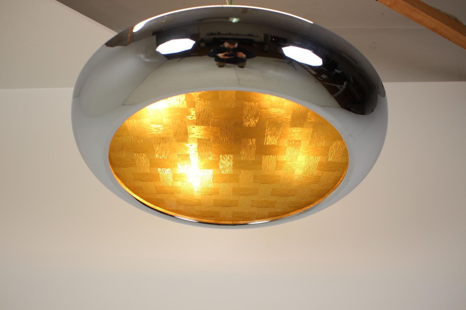 photo buy Bauhaus Ufo Pendant By Josef Hurka For Napako, 1940's
