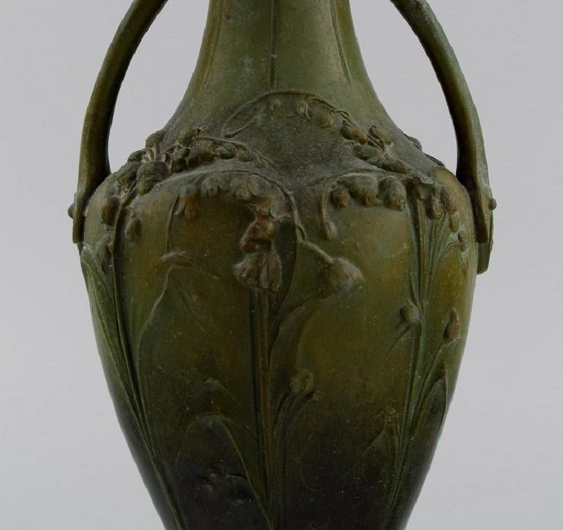Hippolyte François Moreau  A Pair Of Antique Art Nouveau Vases photo buy
