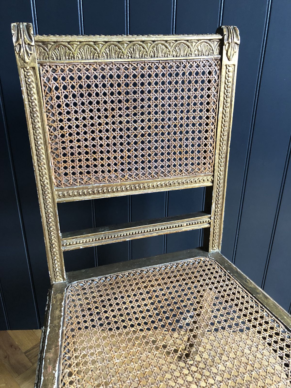 Regency Giltwood And Cane Seated Occasional Chair, 1810 photo furniture