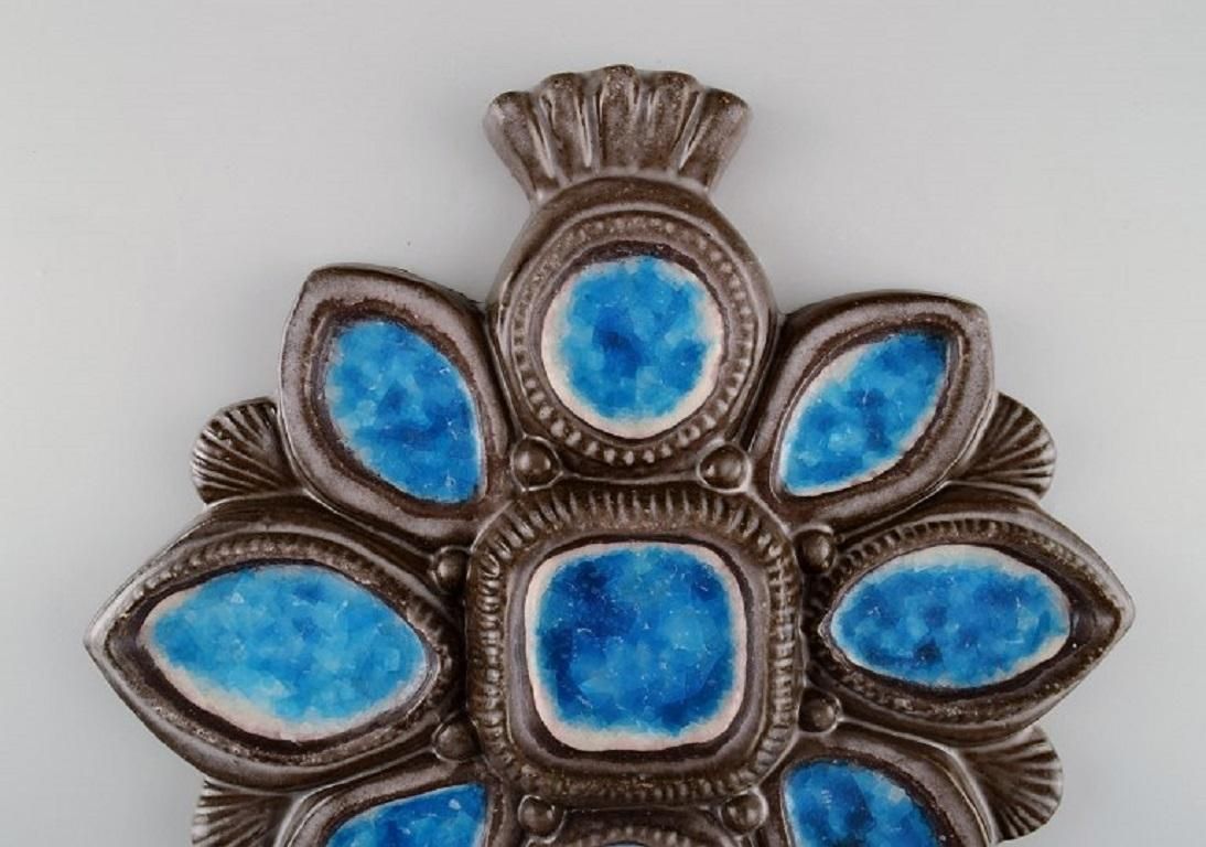 Irma Yourstone For Upsala Ekeby, Wall Plaque In Glazed Stoneware, 1960s photo furniture