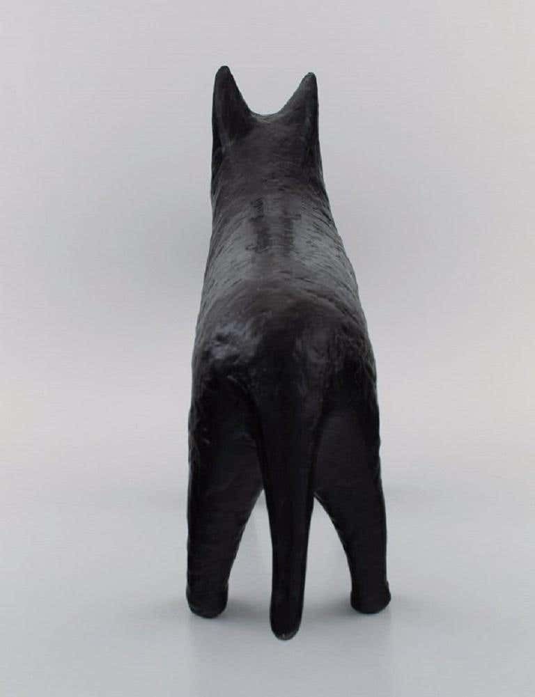 Unknown French Designer, Large Sculpture In Stoneware, English Bull Terrier photo buy