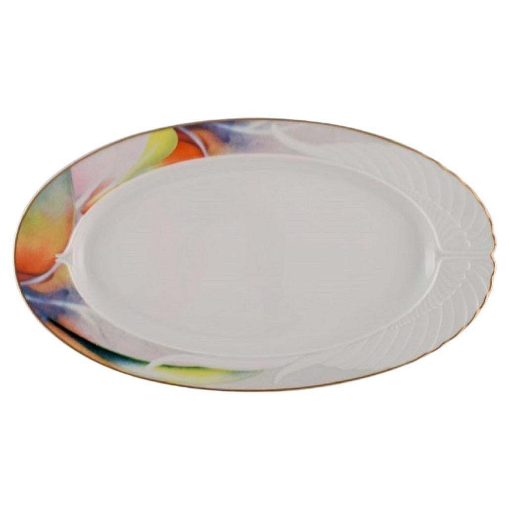 Paul Wunderlich For Rosenthal, Mythos Serving Dish In Porcelain, 1980s / 90s
