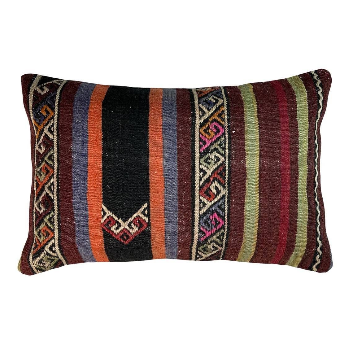 16'x24′ Vintage Anatolische Kilim Kussenhoes Türkisch Kelim Kissenbezug 40×60 Cm