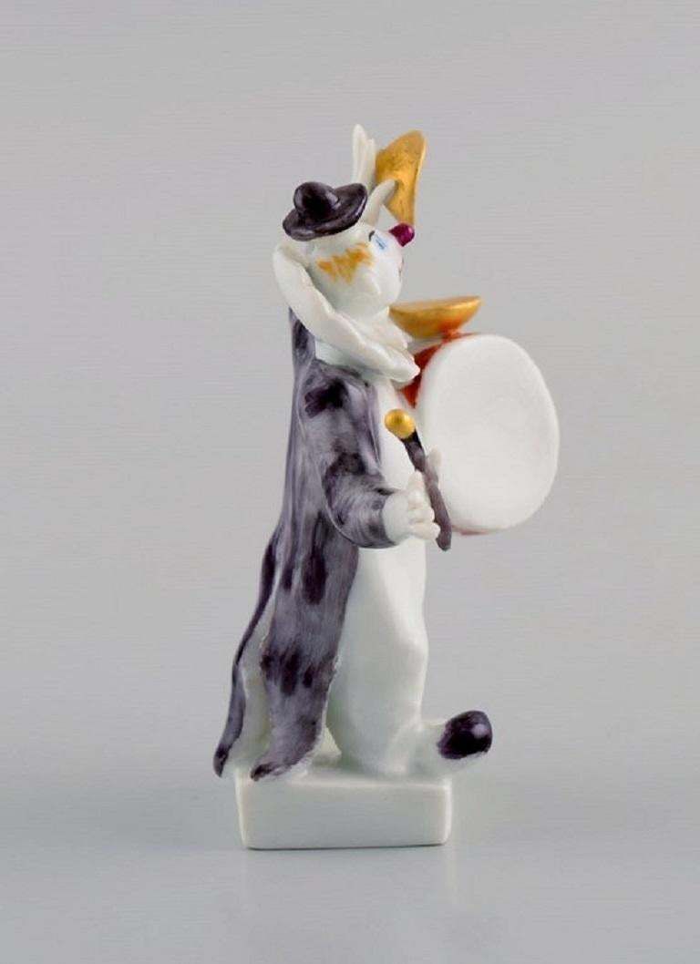 Peter Strang For Meissen, Figure In Hand Painted Porcelain, Drummer photo 525.0