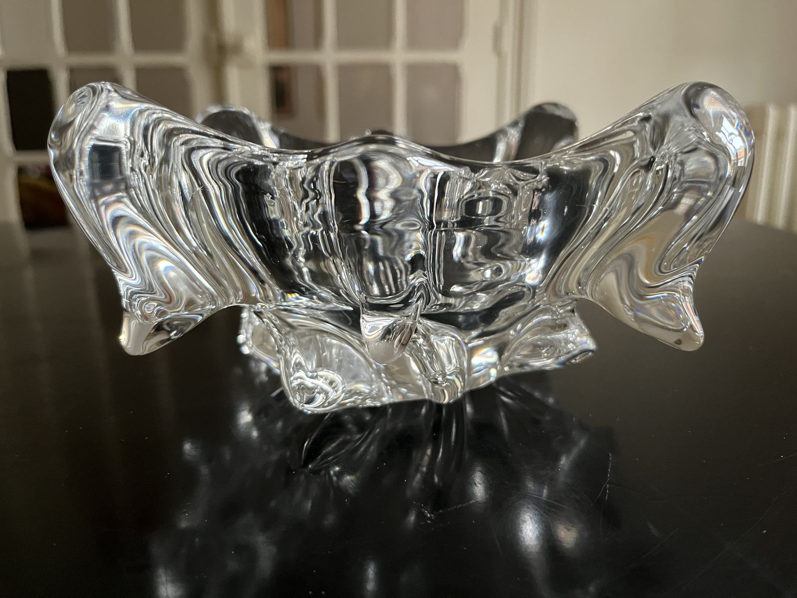 Crystal Ashtray Year 70s, 1970s photo buy