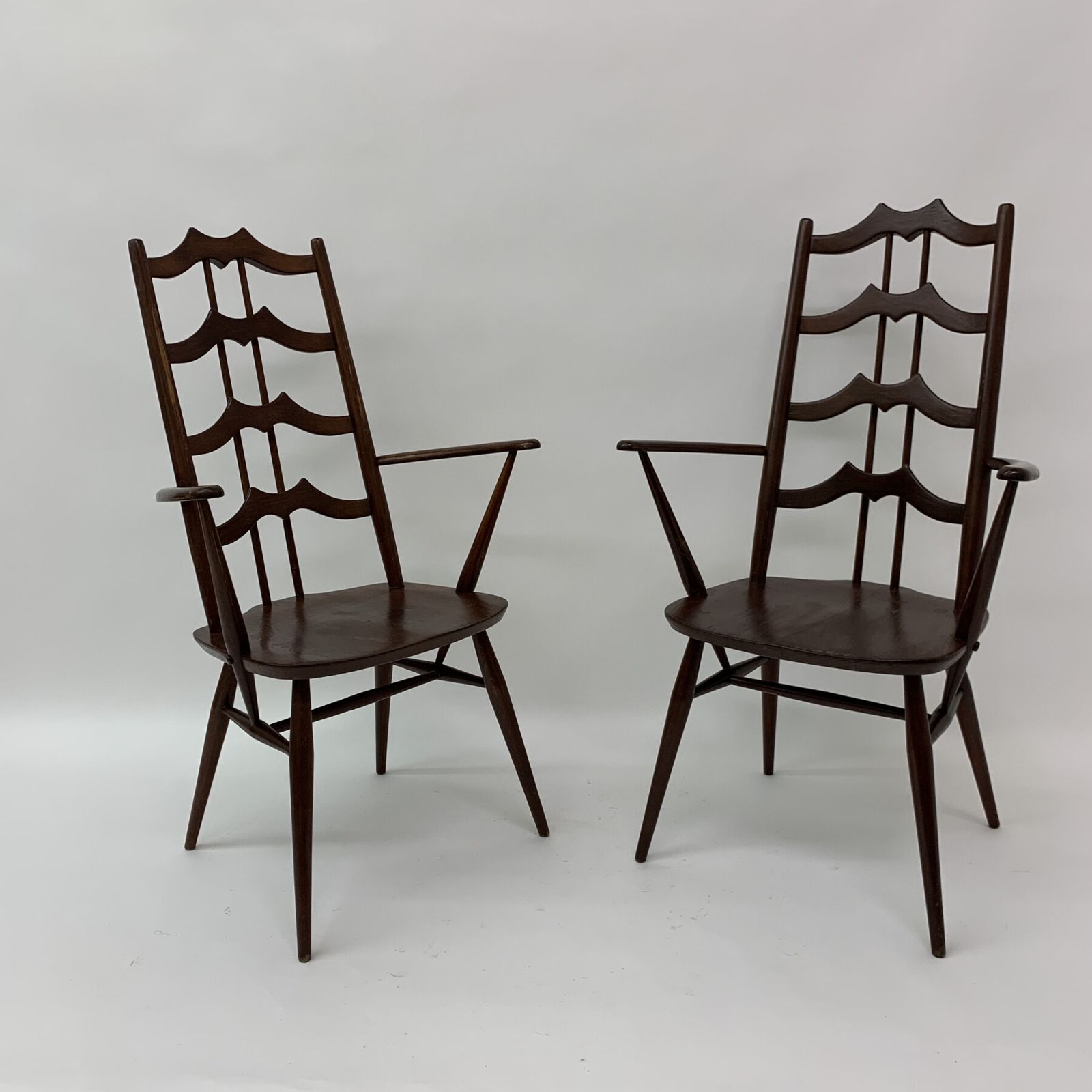 Set Of 2 Arm Chairs By  Lucian Randolph Ercolani For Ercol , 1950’s photo furniture