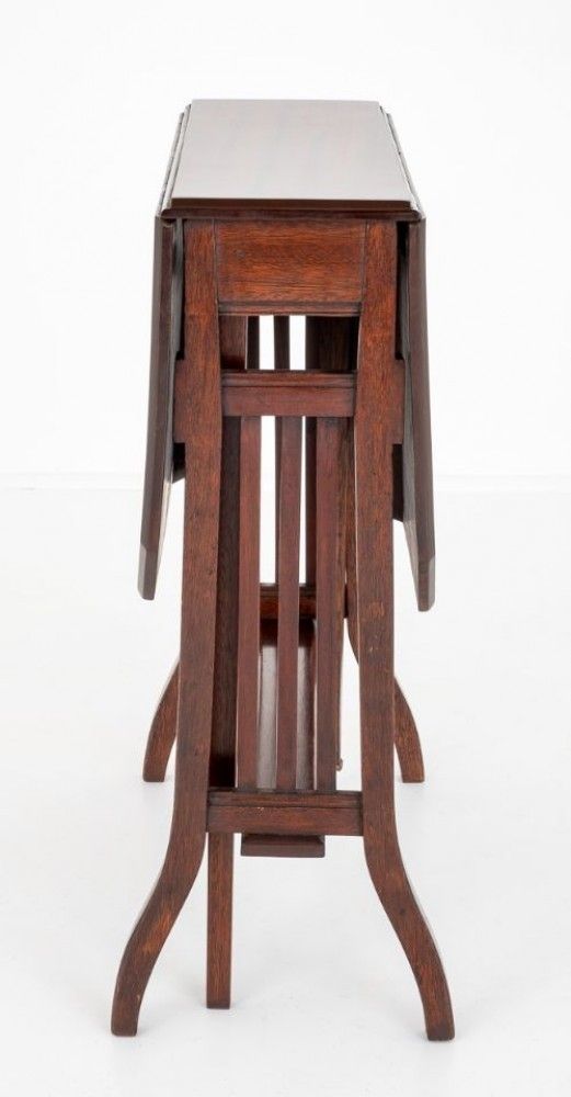 Mahogany Sutherland Table Victorian Side 1880 photo for sale