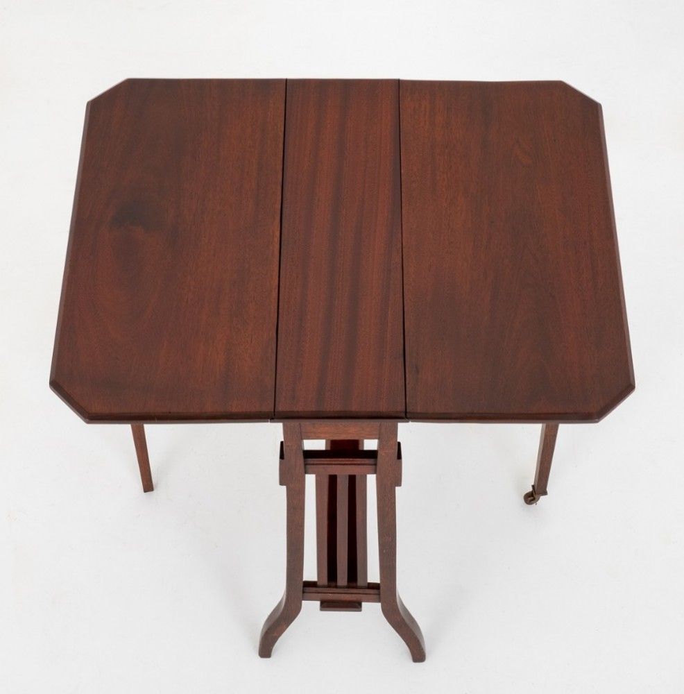 Mahogany Sutherland Table Victorian Side 1880 photo Furniture