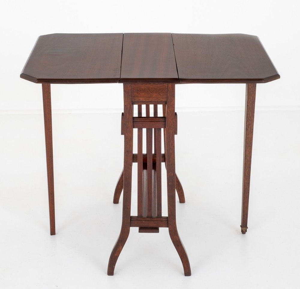 Mahogany Sutherland Table Victorian Side 1880 photo 645.0