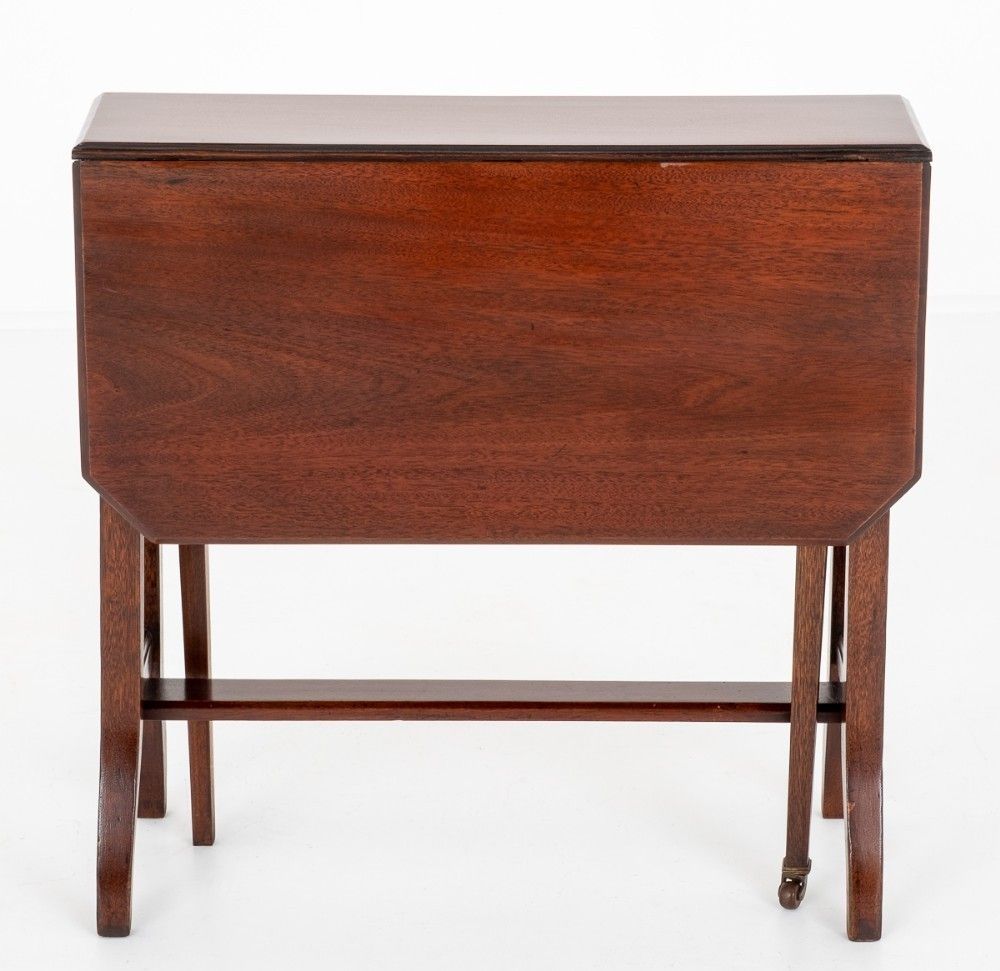 Mahogany Sutherland Table Victorian Side 1880 photo vinterior