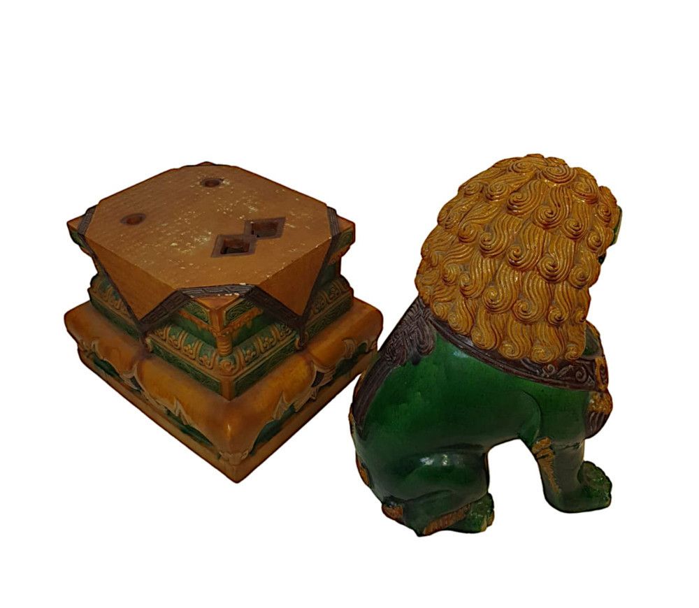 A Rare And Important Pair Of Early 20th Century  Chinese Export Foo Dogs photo 10461.9228