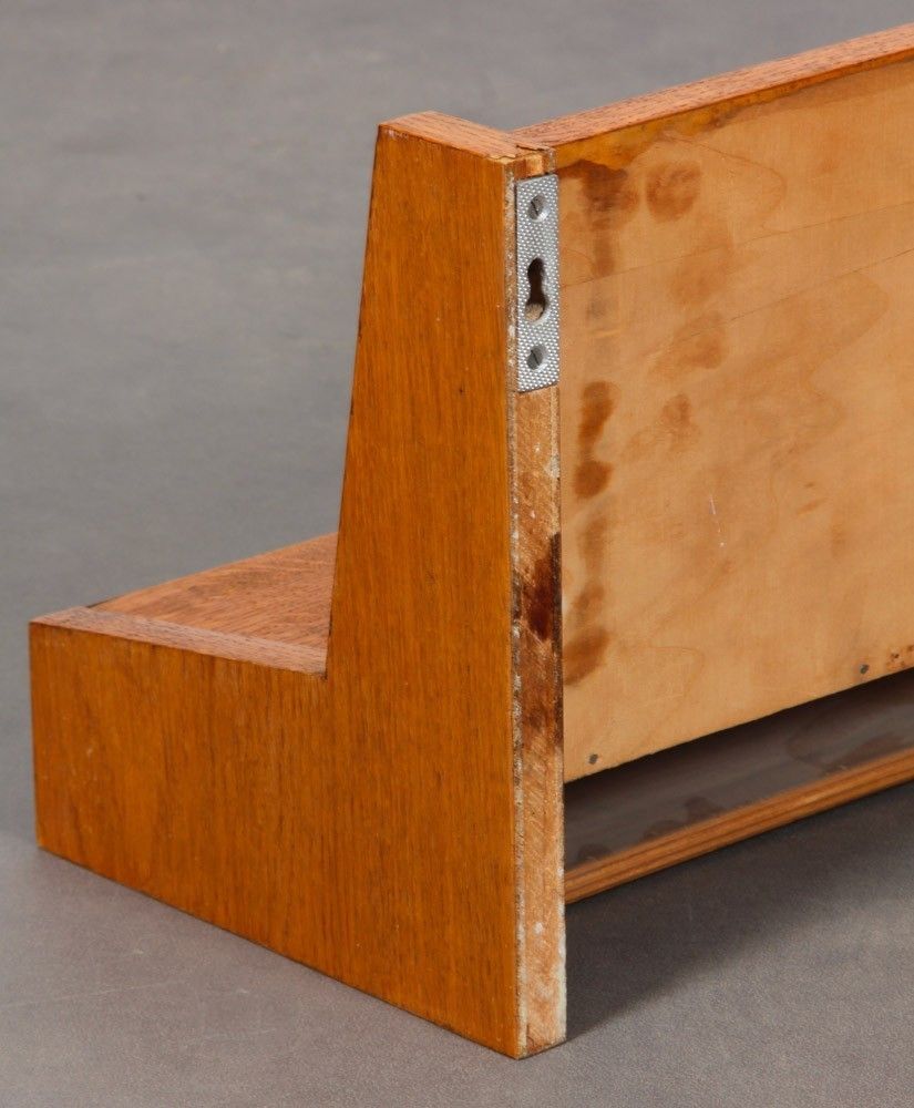 Vintage Wall Shelf, Czech Work, 1960s photo 249.0