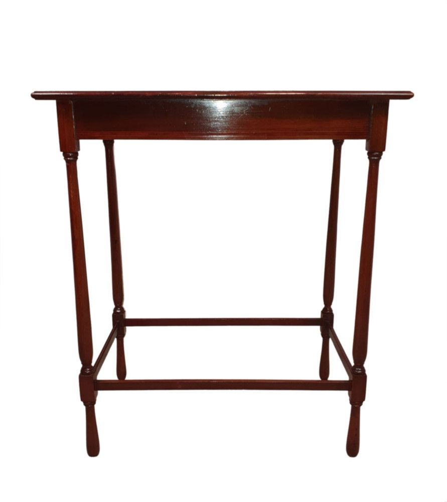 An Elegant Edwardian Inlaid Lamp Or Occasional Table photo for sale