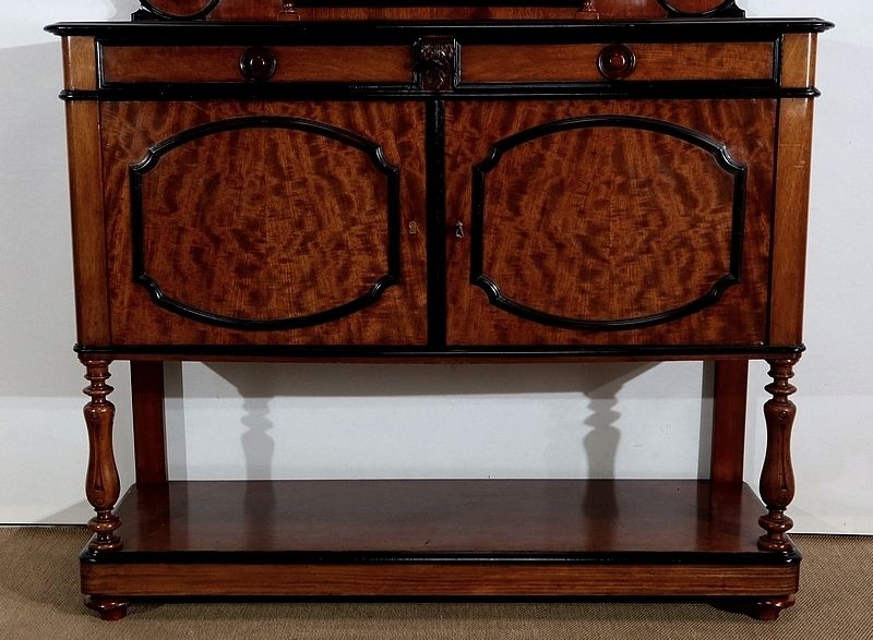 photo vintage Mahogany  Vitrine,  Late 19th Century