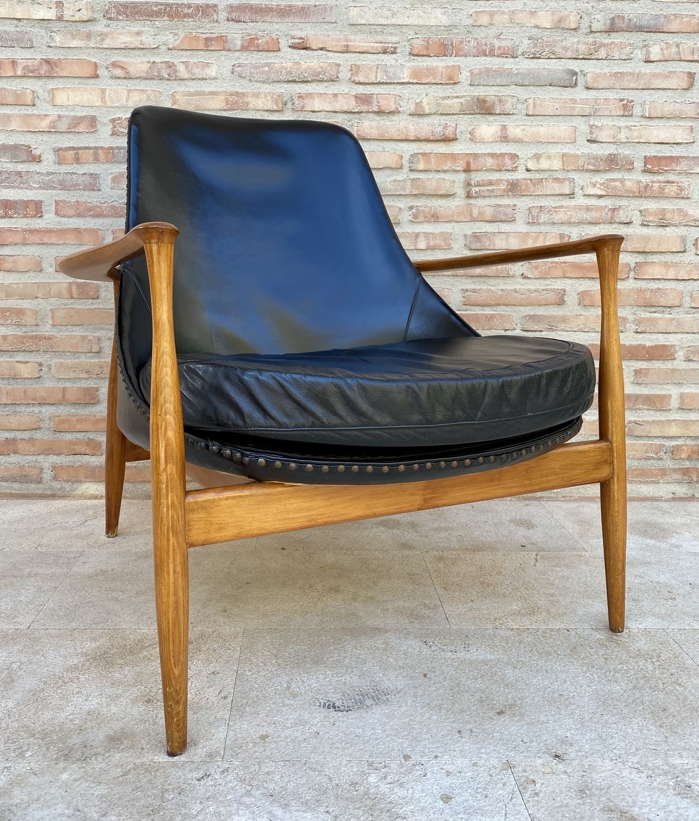 4600.0 Ib Kofod Larsen Elizabeth Lounge Chair Stijl, Set Van Twee photo