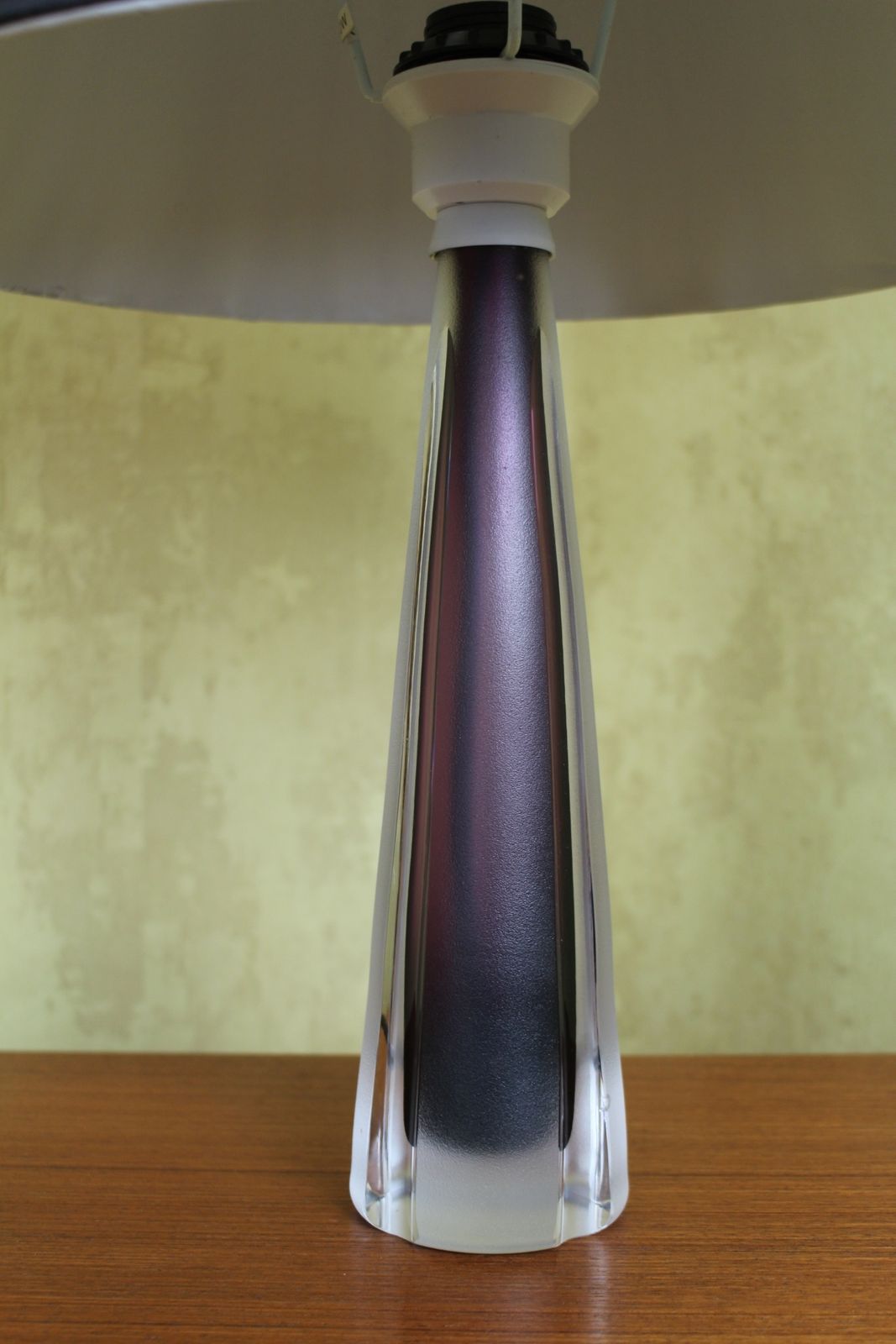 Early 1960’s Kosta Of Sweden Glass Table Lamp photo 170.0