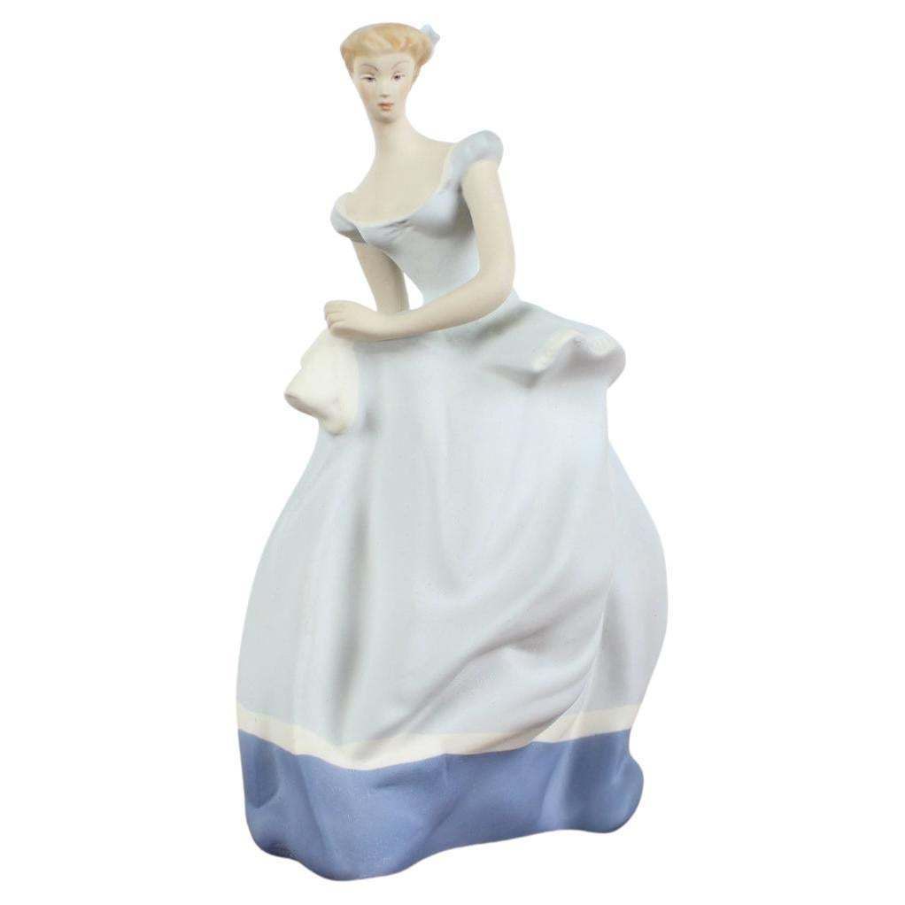 Porcelain Statue Of A Woman, Royal Dux