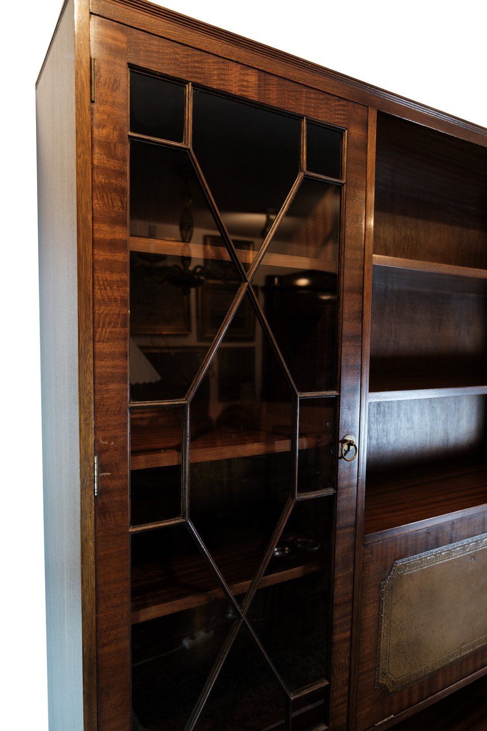 Large Secretary In Mahogany From Around The 1930s. photo for sale