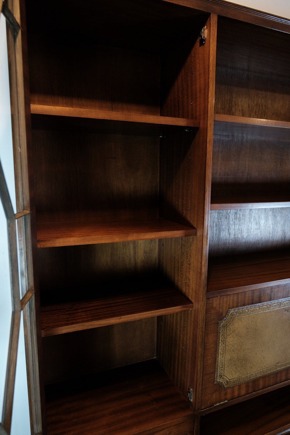 Large Secretary In Mahogany From Around The 1930s. photo Furniture