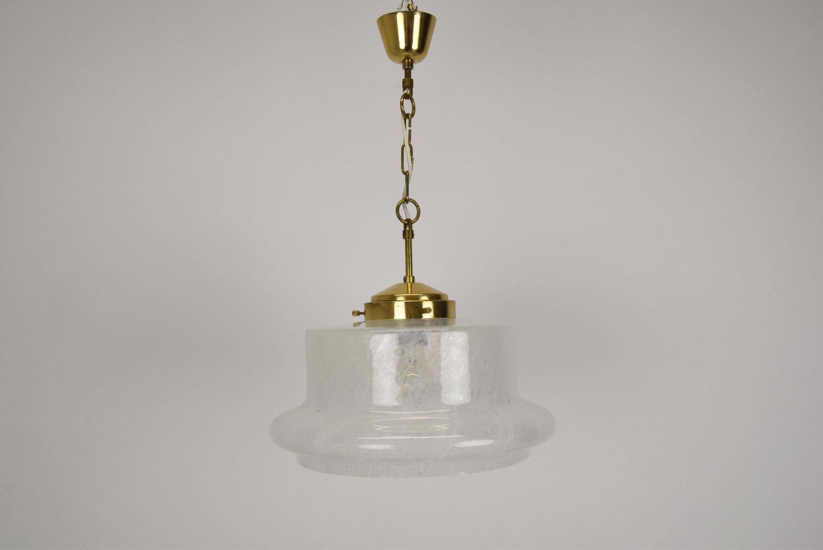 Mid Century Glass Pendant By Kamenicky Senov 1960's. photo vinterior