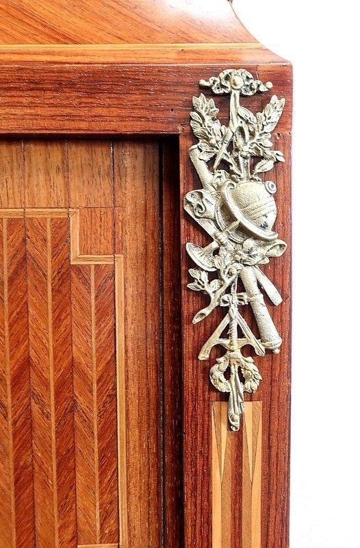 3553.5 Small Cabinet In Marquetry Of Various Woods, Louis XVI Style – 1900 photo