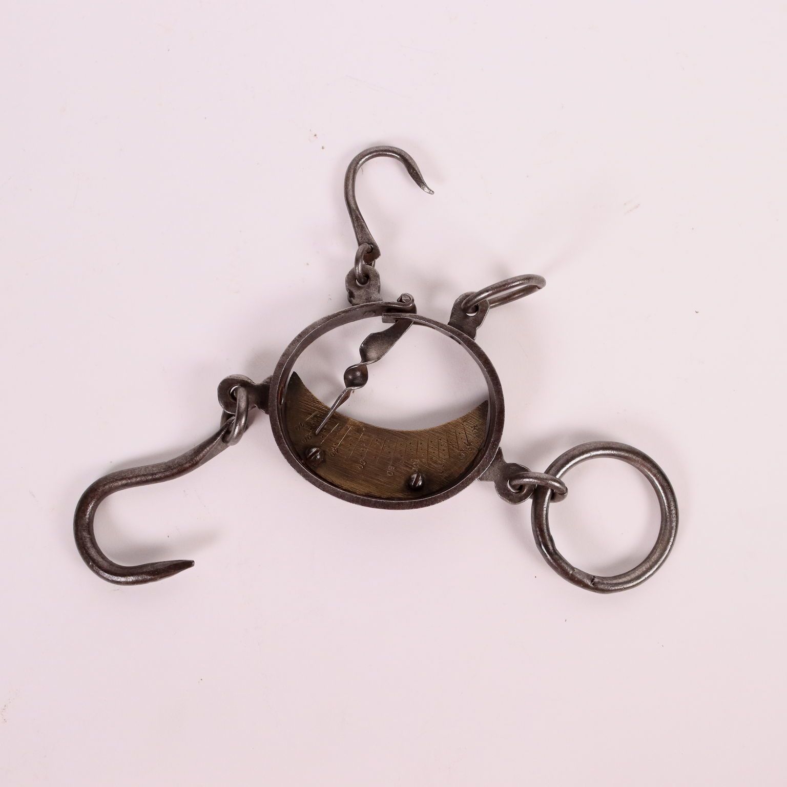 Scale With Weights Brass Iron Nuremberg Germany 17th 19th Century photo for sale