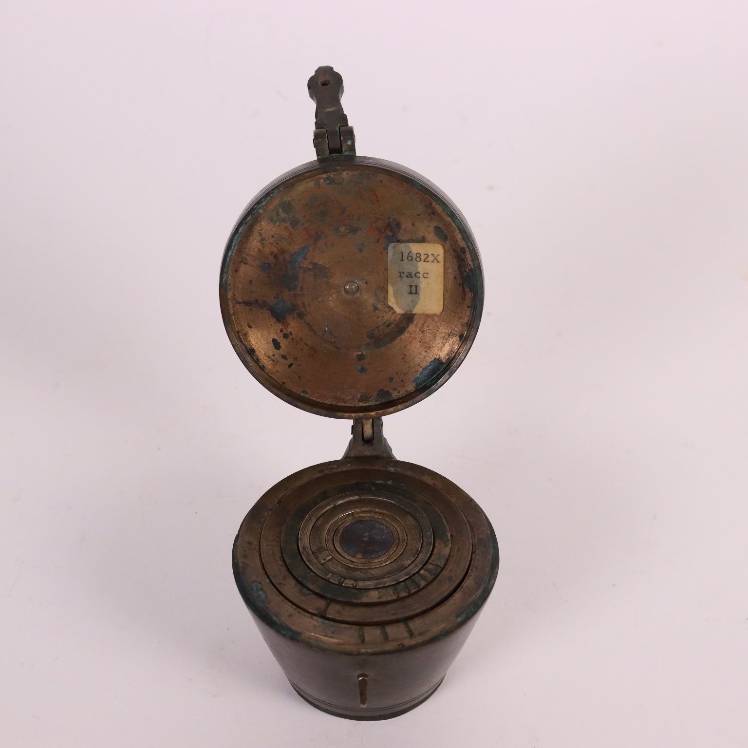 Scale With Weights Brass Iron Nuremberg Germany 17th 19th Century photo vinterior