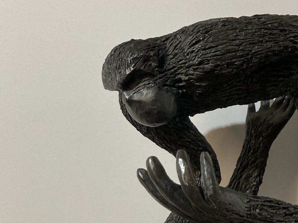 photo vinterior Bronze Apes, Monkeys France, 1970s, Solid Brass, Set Of 3