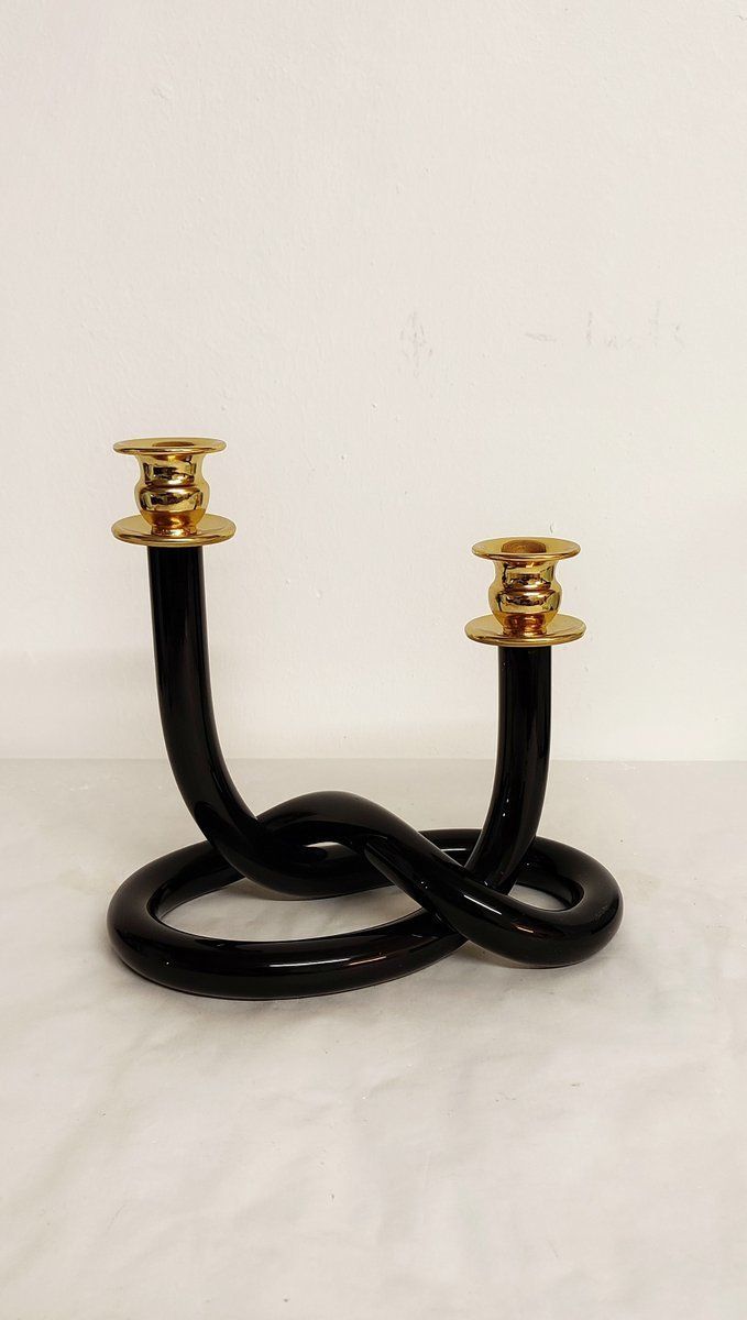 American Candle Holder By Dorothy Thorpe For Black Tender, 1960s photo 646.0