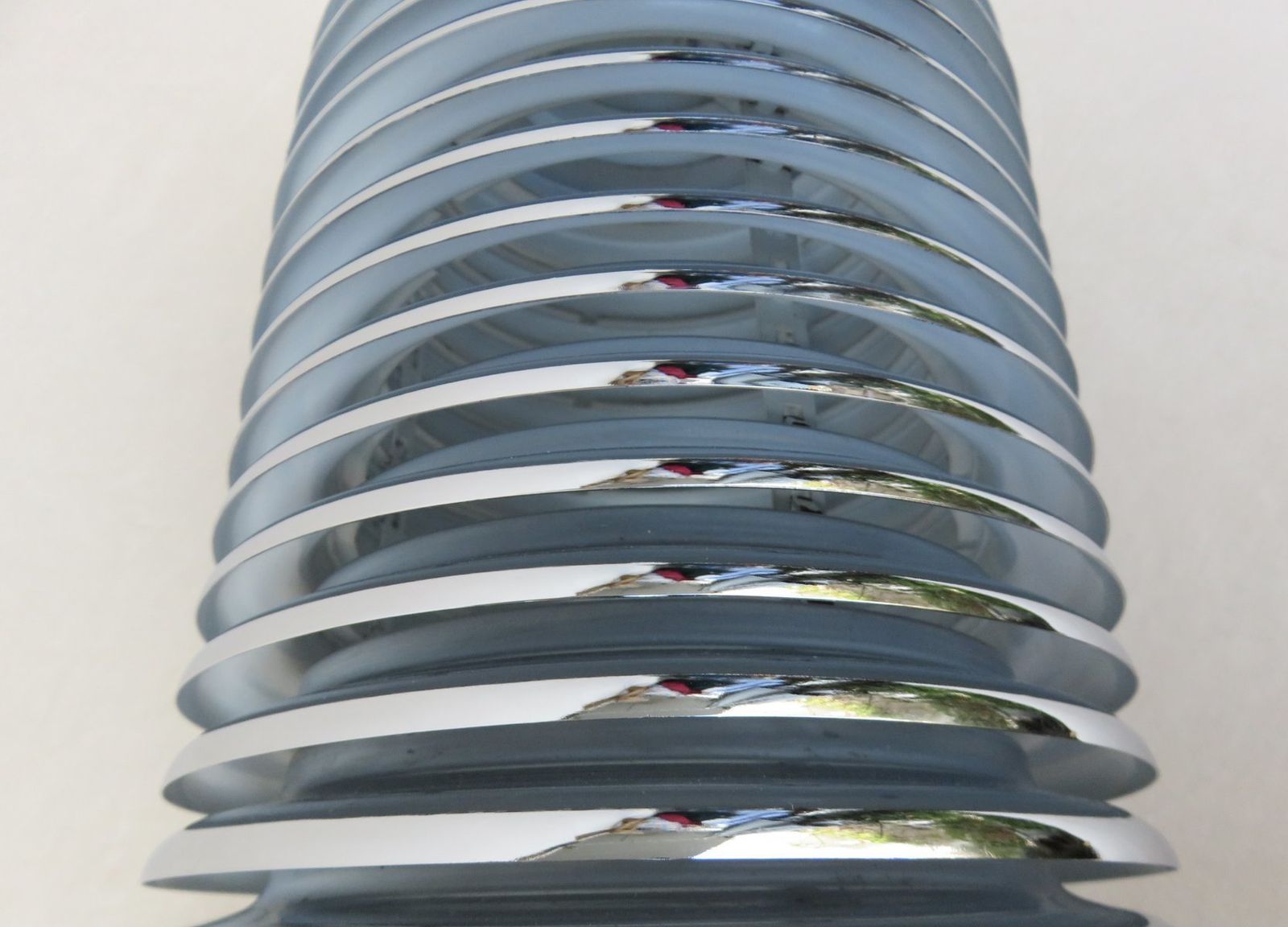 Large Chrome Plated Table Lamp Saturno By Kazuo Motozawa For Staff, 1970s photo vintage
