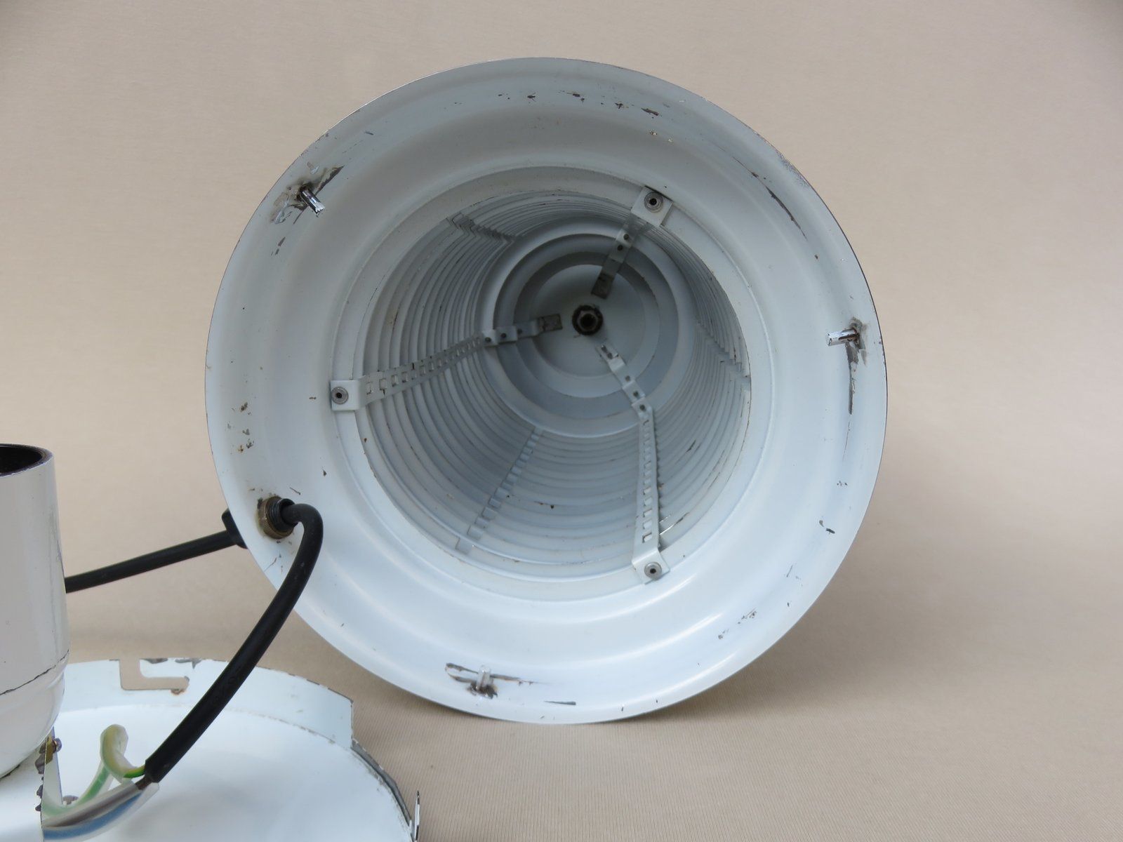 3735.75 Large Chrome Plated Table Lamp Saturno By Kazuo Motozawa For Staff, 1970s photo